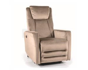 Крісло розкладне SIGNAL Adonis Velvet бежевий, фото 1