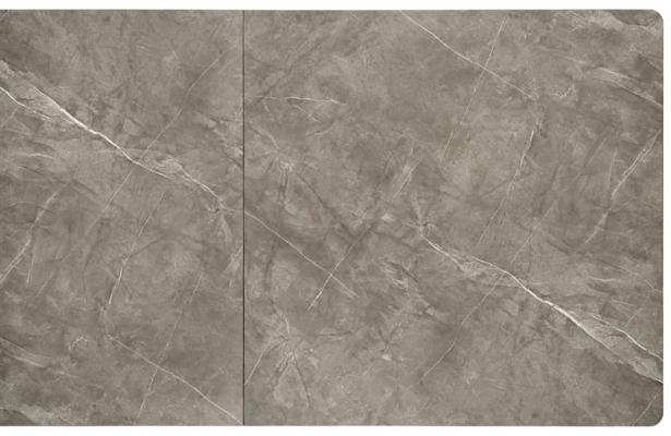 Стіл розкладний Halmar CHARLES сірий мармур, фото 2