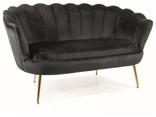 Диван SIGNAL CAMELLIA 2 VELVET Чорний BLUVEL 19, фото 1