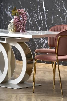 Стіл розкладний Halmar GALARDO білий, фото 2