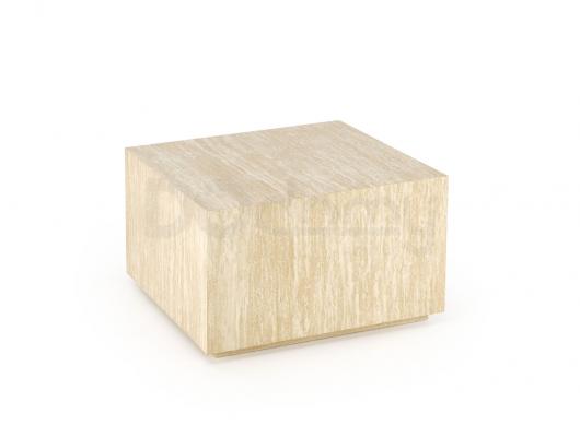 Журнальний столик HALMAR TRAVERTINO KWADRAT, фото 1