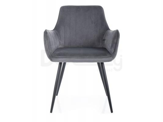 Кресло SIGNAL APPLE VELVET Серый (BLUVEL 14), фото 1