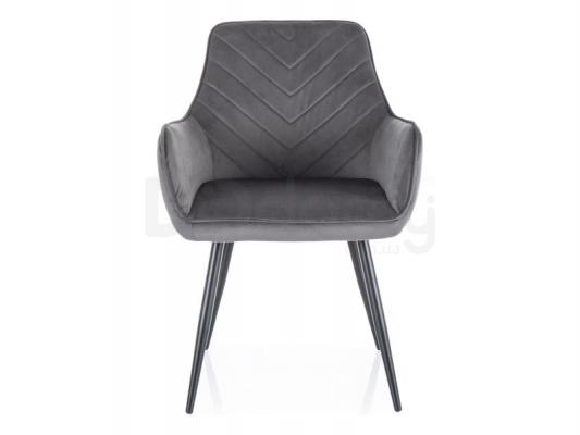 Кресло Signal FIG VELVET Серый (BLUVEL 14), фото 1