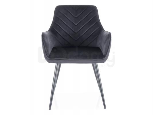 Крісло Signal FIG VELVET Чорний (BLUVEL 19), фото 1