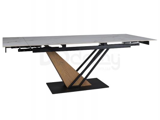 Стіл Signal GENESIS  білий/дуб, фото 1