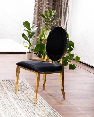 Кресло Signal KING VELVET Черный/Золотой, фото 4