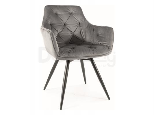 Крісло SIGNAL MANGO VELVET Сірий, фото 1