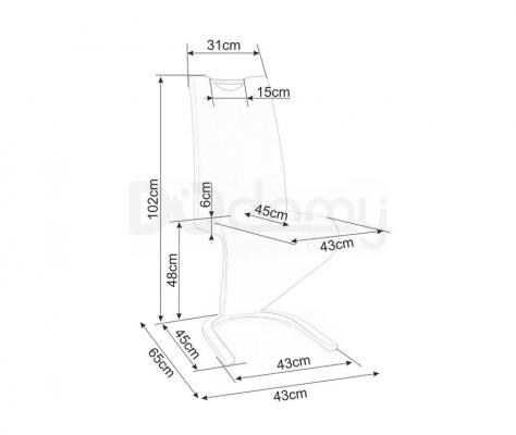 Кресло SIGNAL H090 VELVET Зеленый (BLUVEL 78), фото 2