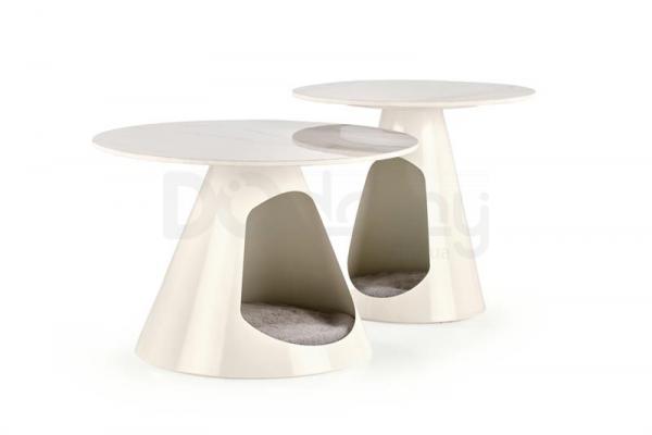 Журнальный столик Halmar OSARIO белый мрамор, фото 3