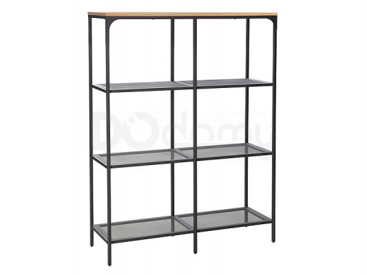 Стелаж SIGNAL Lex A Дуб / Чорний, фото 1