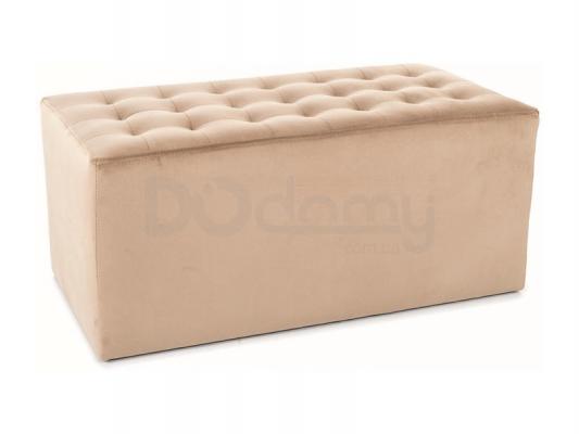 Пуф SIGNAL Lori 2 Velvet Бежевый (BLUVEL 28), фото 1