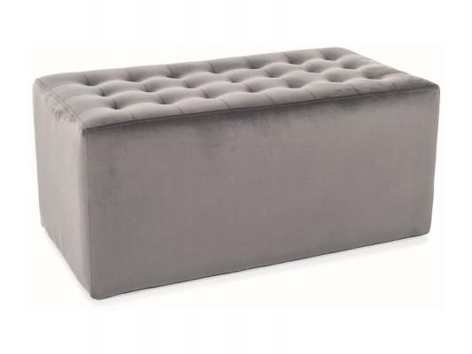 Пуф SIGNAL Lori 2 Velvet Серый (BLUVEL14), фото 1