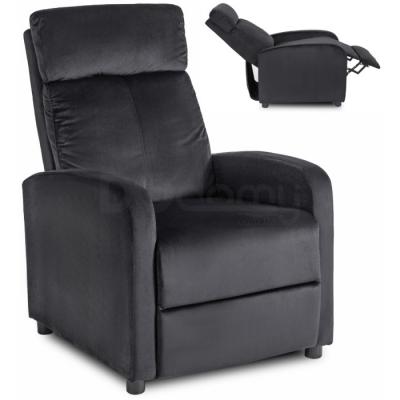 Крісло-реклайнер Mebel Elite DANNY чорний оксамит, фото 1