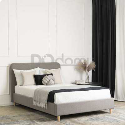 Кровать MEBEL ELITE DENNIS 120х200 Серый, фото 1