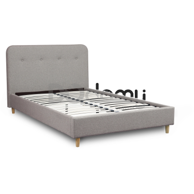 Кровать MEBEL ELITE DENNIS 120х200 Серый, фото 3