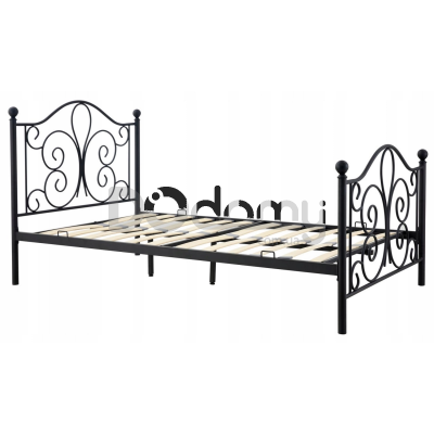 Ліжко MEBEL ELITE LORDI 120х200 Чорний, фото 2