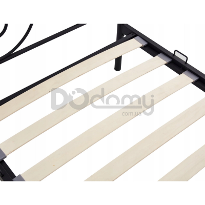 Ліжко MEBEL ELITE LORDI 120х200 Чорний, фото 3