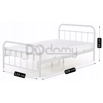 Кровать MEBEL ELITE PABLO 120х200 Белый, фото 2