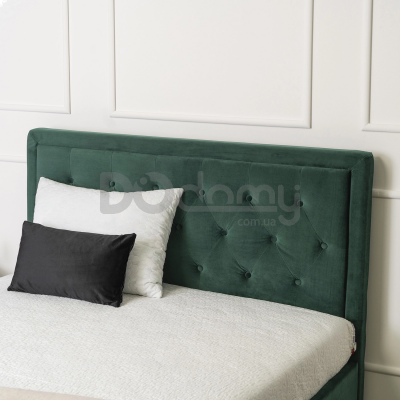 Ліжко MEBEL ELITE CROS 140х200 Зелений, фото 2