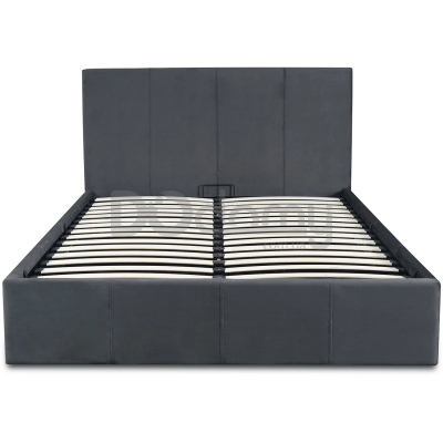 Кровать MEBEL ELITE MELIA 140х200 Темно-серый, фото 3