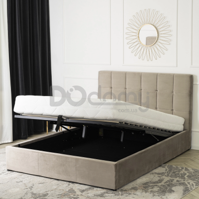Ліжко MEBEL ELITE PANAMA 140х200 Бежевий, фото 3