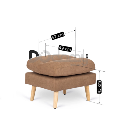 Кресло Mebel Elite HENRY коричневый, фото 2