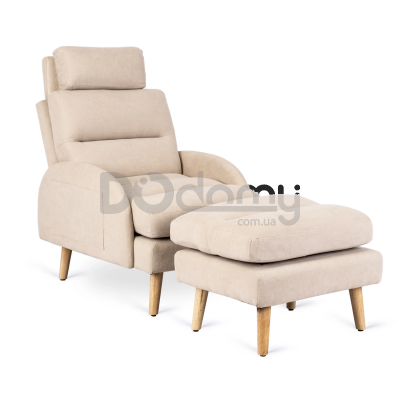 Кресло Mebel Elite HENRY бежевий, фото 1