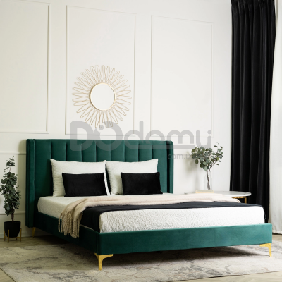 Кровать MEBEL ELITE ARIA 160х200 Зеленый, фото 1