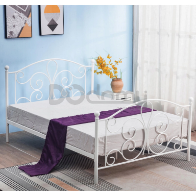 Кровать MEBEL ELITE LORDI 160х200 Белый, фото 1