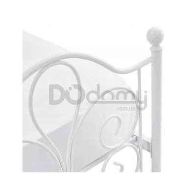 Кровать MEBEL ELITE LORDI 160х200 Белый, фото 2