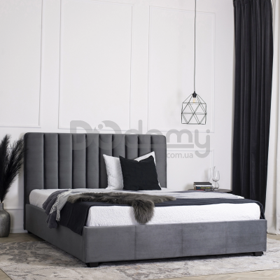 Кровать MEBEL ELITE MARI 160х200 Серый, фото 1