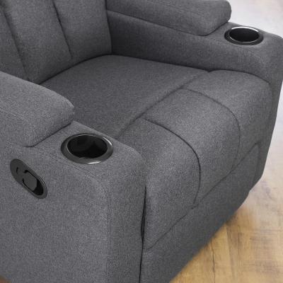 Крісло-реклайнер Mebel Elite KOBI 2 темно-сірий, фото 4