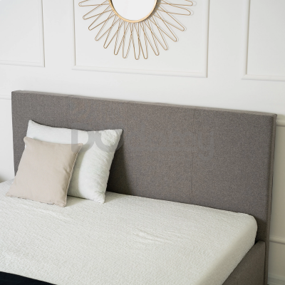 Кровать MEBEL ELITE MELIA 160х200 Серый, фото 2