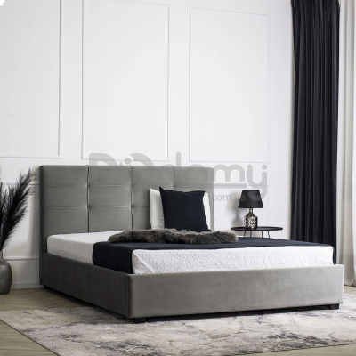 Кровать MEBEL ELITE TINGA 160х200 Серый, фото 1