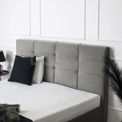 Кровать MEBEL ELITE TINGA 160х200 Серый, фото 2