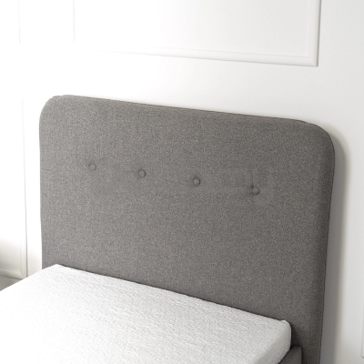 Кровать MEBEL ELITE DENNIS 90х200 Серый, фото 2