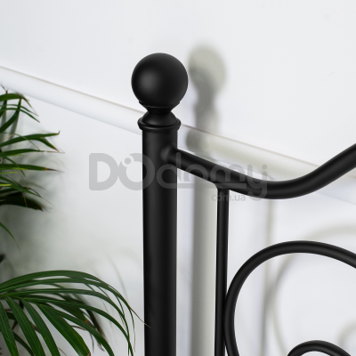 Ліжко MEBEL ELITE LORDI 90х200 Чорний, фото 2