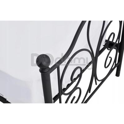 Ліжко MEBEL ELITE LORDI 90х200 Чорний, фото 4