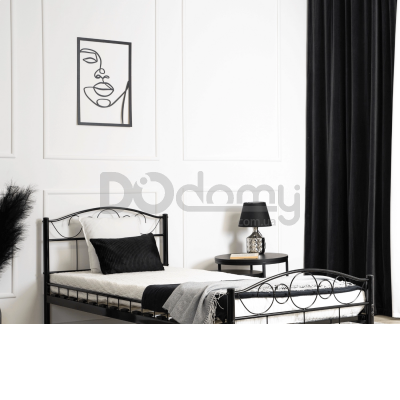 Ліжко MEBEL ELITE GRIFFIN 90х200 Чорний, фото 1