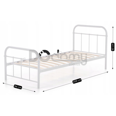 Кровать MEBEL ELITE PABLO 90х200 Белый, фото 3