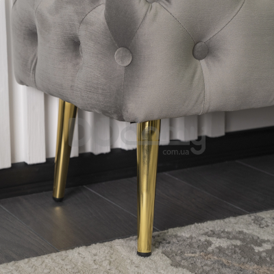 Скамейка MEBEL ELITE VERA Серый, фото 2