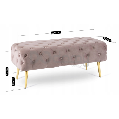 Лава MEBEL ELITE VERA Рожевий, фото 3