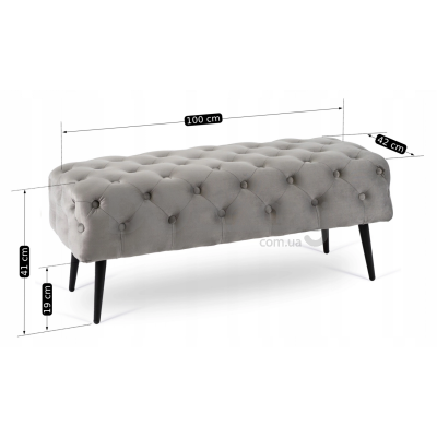 Лава MEBEL ELITE VERA 2 Сірий, фото 3