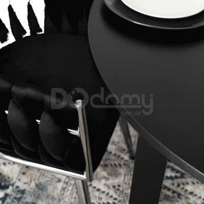 Стіл MEBEL ELITE HARRY 102-142 Чорний, фото 3