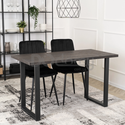 Стол MEBEL ELITE ALTE MAX 130 Черный, фото 1