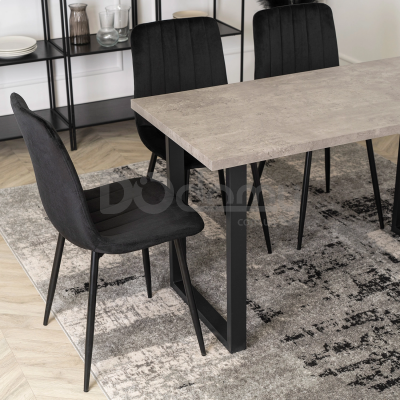 Стіл MEBEL ELITE ALTE MAX 130 Бетон (Сірий), фото 2