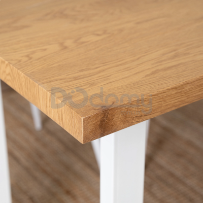 Стол MEBEL ELITE ALTE 2 120 Дуб золотой / Белый, фото 2