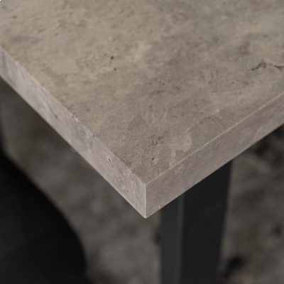 Стол MEBEL ELITE ALTE 2 120 Бетон/Черный, фото 2