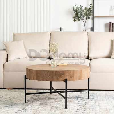 Журнальний стіл MEBEL ELITE BELIEF Дуб, фото 1