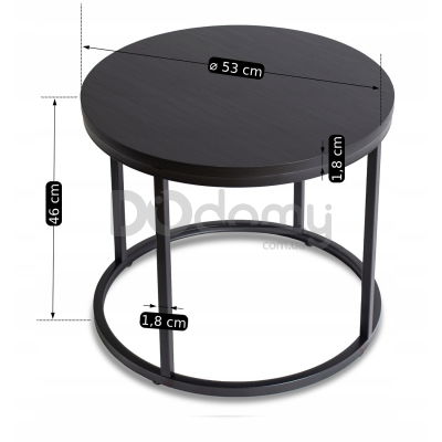 Журнальный стол MEBEL ELITE AMON Черный, фото 3